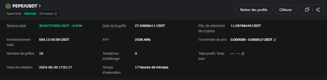 Bot Trading Spot Grid